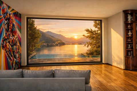 VILLA CON VISTA SUL LAGO DI COMO
