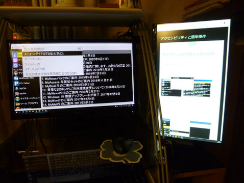 拡大表示 - 視覚の補助機能