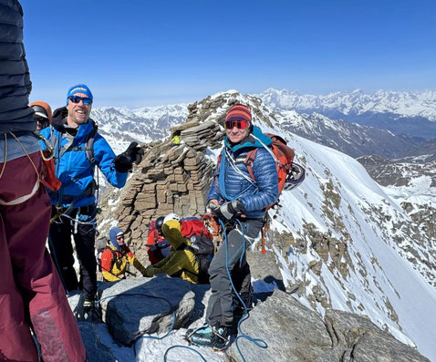 Skihochtour, Gran Paradiso, Aosta, Valle d'Aosta, Viertausender, Rifugio Vittorio Emanuele II Nuovo