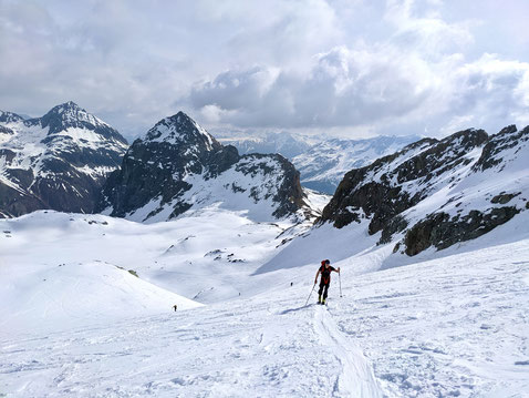 Piz Mandra, Skitour, Engadin, Pontresina, Morteratsch, Bernina, Palü, Graubünden, Chünetta
