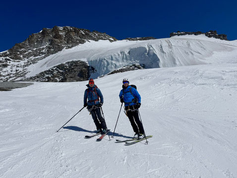 Skihochtour, Gran Paradiso, Aosta, Valle d'Aosta, Viertausender, Rifugio Vittorio Emanuele II Nuovo