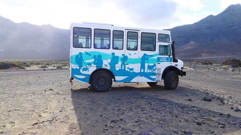 Morro Jabel, Bus, Cofete, Transportmöglichkeiten, Mietauto, Infos, Reisetipps, Kanaren, Spanien
