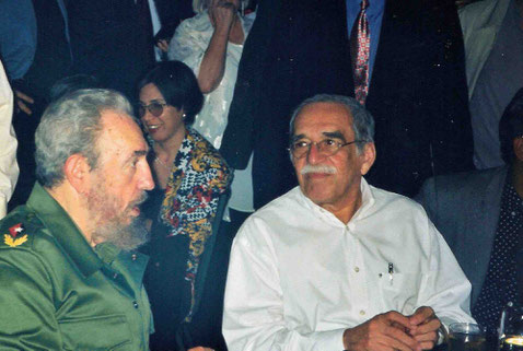 Fidel Castro, Gabriel Garcia Marquez, Zigarrenfestival, Havanna, Kuba 2000. Foto: Helge Stroemer