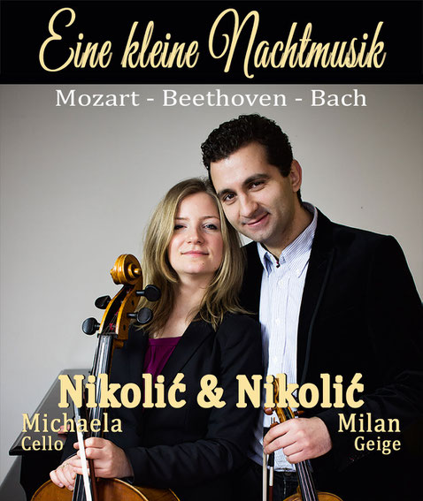 Nikolic & Nikolic - Eine kleine Nachtmusik  Mozart, Beethoven, Bach  in der KRYPTA