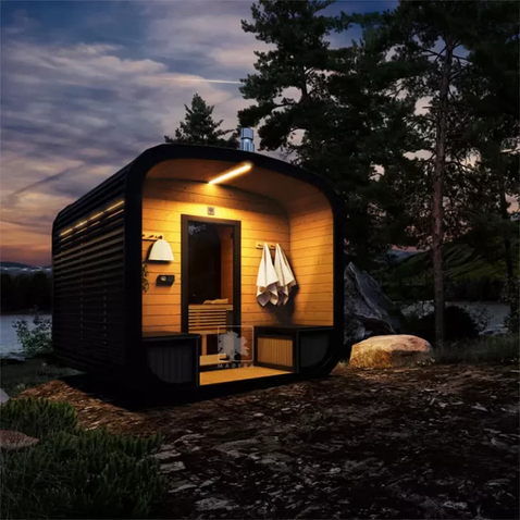 Sauna Cube Moderno