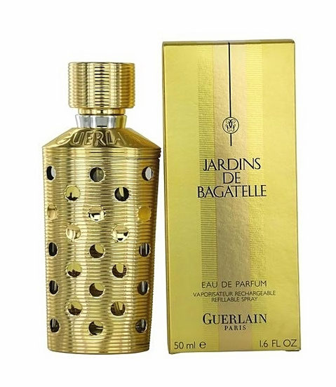 GUERLAIN - JARDINS DE BAGATELLE : VAPORISATEUR DORE RECHARGEABLE, EAU DE PARFUM 50 ML