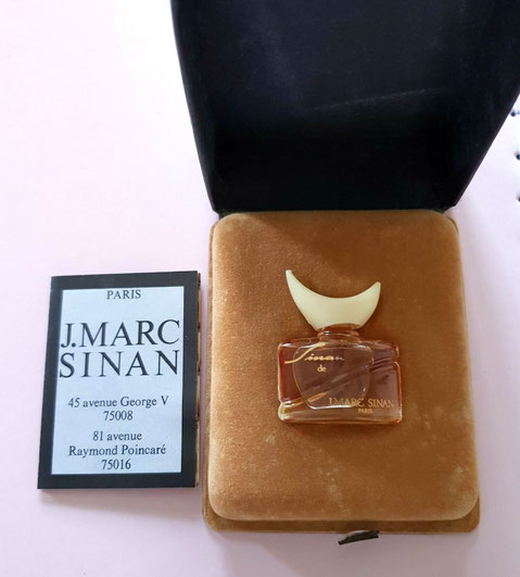JM SINAN - SINAN, PARFUM DANS SON ECRIN : MINIATURE IDENTIQUE A CELLE DE LA PHOTO CI-DESSUS