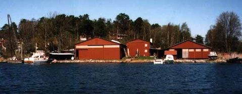 Chantier Abrahamsson & Börjesson à Ransö - Suède