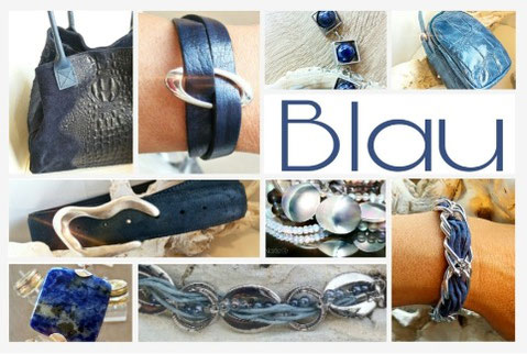 Accessoires in Blau