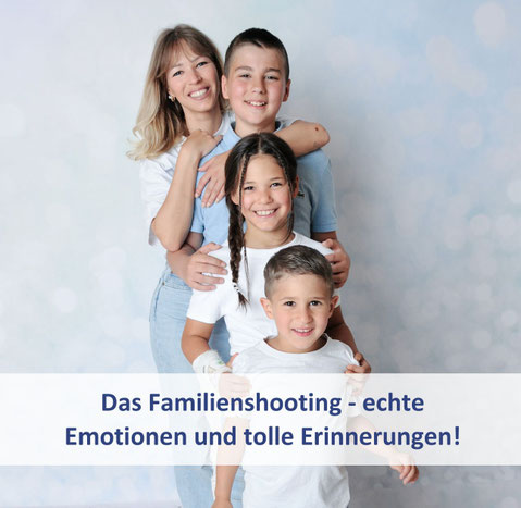 Familienshooting im Kindergarten mit echten Emotionen