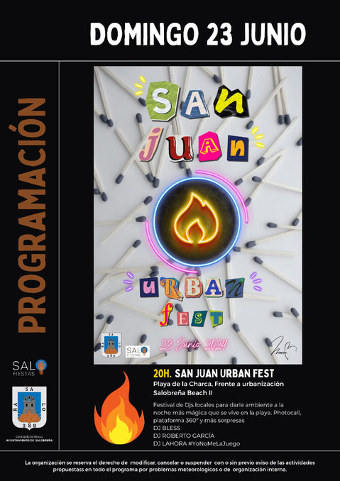 Programa de las Fiestas de San Juan en Salobreña
