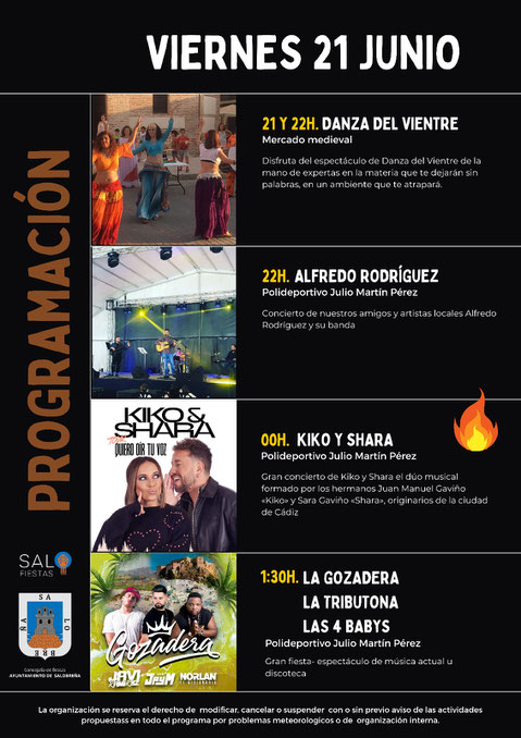 Programa de las Fiestas de San Juan en Salobreña