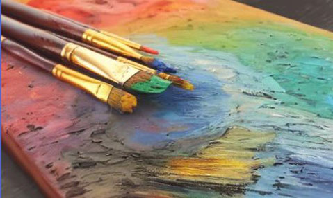 ejercicio con pincel plano - hectoroliverarte