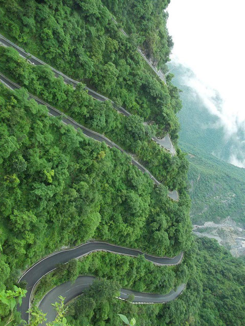 The road to Dehra Dun, India