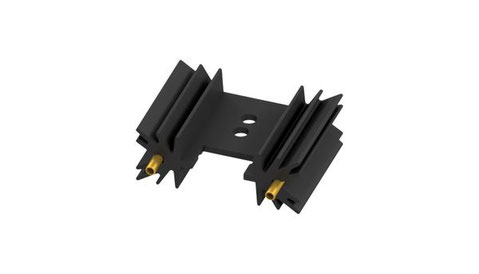 SK-104-25,4-STS Fischer Elektronik 押出成形ヒートシンク 基板取付用