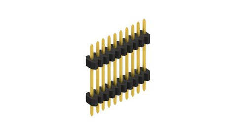 SLV W 6 ピンヘッダ 1.27mmピッチ 基板対基板