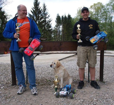 3. Michi Selner, 1. Clemens Diwald, 2. Stefan Strasser