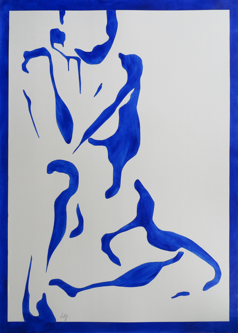 Les Rêveries [ 2 ] - Acrylique découpée - 50 x 70 cm