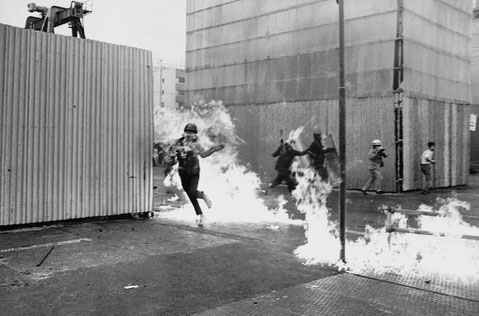 Kampe med politiet, d. 14. juni 1970