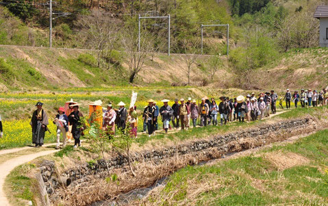 36回「塩の道まつり」大町市を歩く（詳細は後編で）