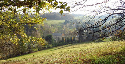 Das ehemalige Felsengut im Herbst 2017