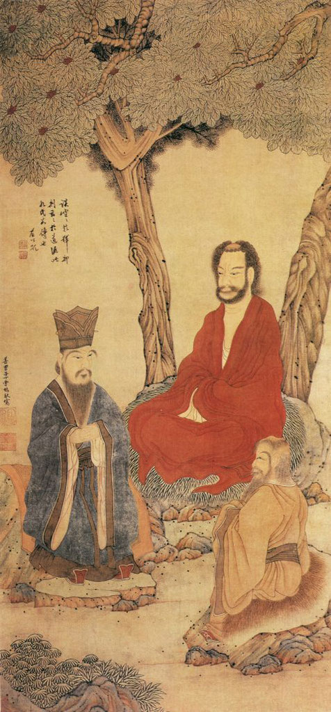 Konfuzius, Laotse, Arhat