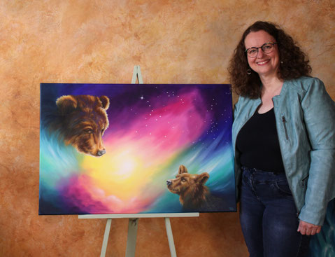 Hiob-Serie - Ausstellung - Kunst - Ölgemälde - Bären - Sternbilder - Orion