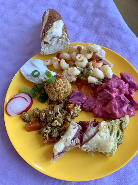 Veganer Teller