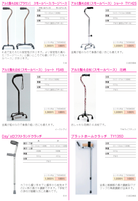 介護　歩行補助杖