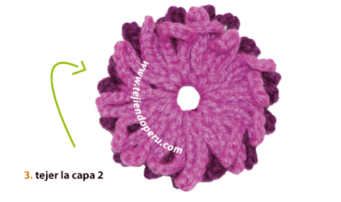 tutorial: flores de cadenetas tejidas a crochet - crochet chain flower