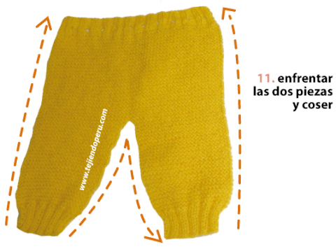 Pantalon para bebe Tejiendo Peru