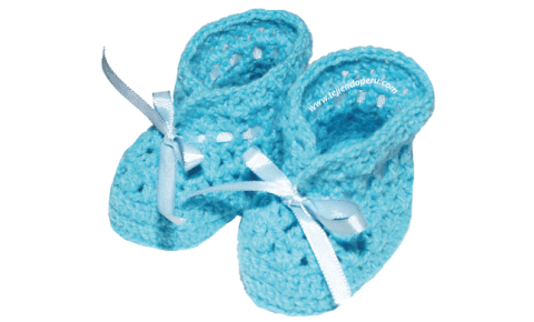 Cómo tejer zapatitos calados a crochet