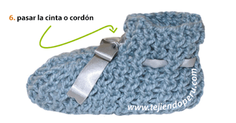 Tutorial: pantuflas tejidas en telar rectangular