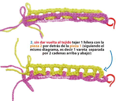 Cómo tejer el punto filet entretejido a crochet