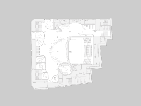 Architectural competition concert hall and music school Braunschweig. Transformation of a former department store. In collaboration with Peter Haimerl. Architektur.