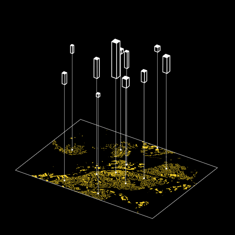 graphic showing how cities work as networks 