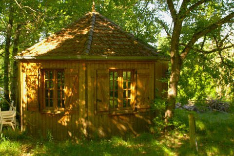 maison-kiosque ossature bois