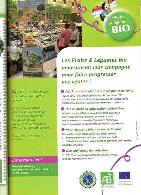 LE MERCHANDISING BIO EN GMS...