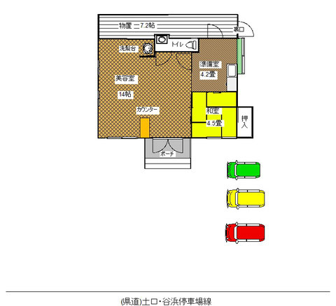 新潟県上越市大字高住の中古物件間取り図