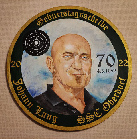 Schießscheine Acryltechnik