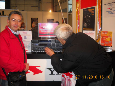 Pescara 2010-  io , Yaesu FT-5000 e IK8EOZ Tonino