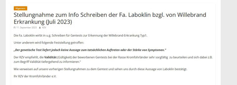 Screenshot 18.09.2023 - www.kromfohrlaender.de