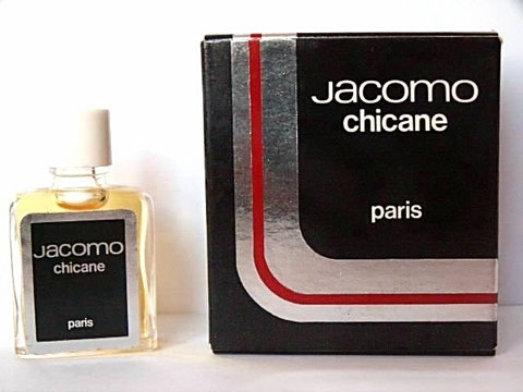 JACOMO - CHICANE : MINIATURE ANCIENNE AVEC ETIQUETTE NOIRE