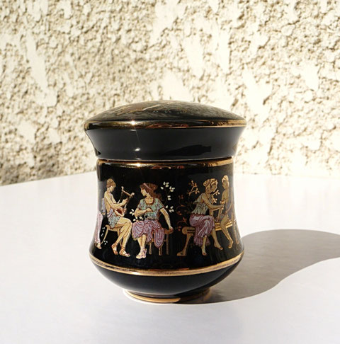 POT A FARD - FAIT EN GRECE, PEINT A LA MAIN