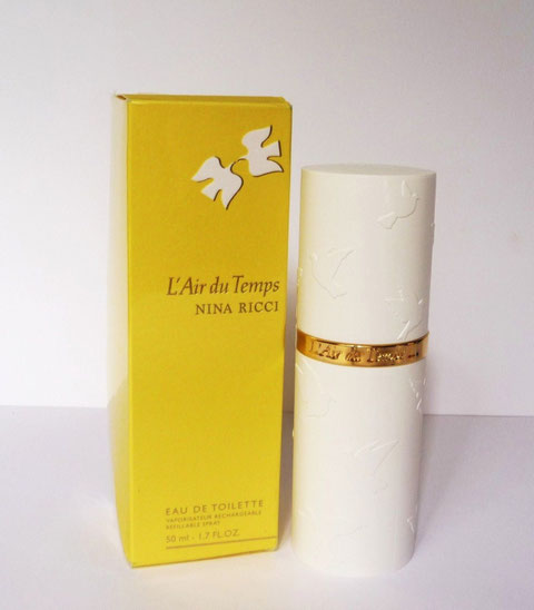 L'AIR DU TEMPS - VAPORISATEUR BLANC RECHARGEABLE - EAU DE TOILETTE 50 Ml - PRESENTATION PLUS RECENTE