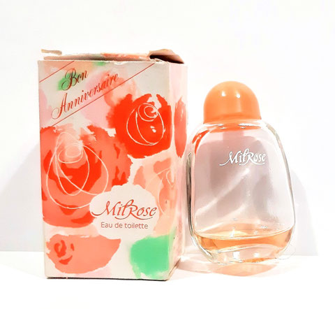 MILROSE - EAU DE TOILETTE GROSSE MINIATURE : BOÎTE MARQUEE "BON ANNIVERSAIRE"