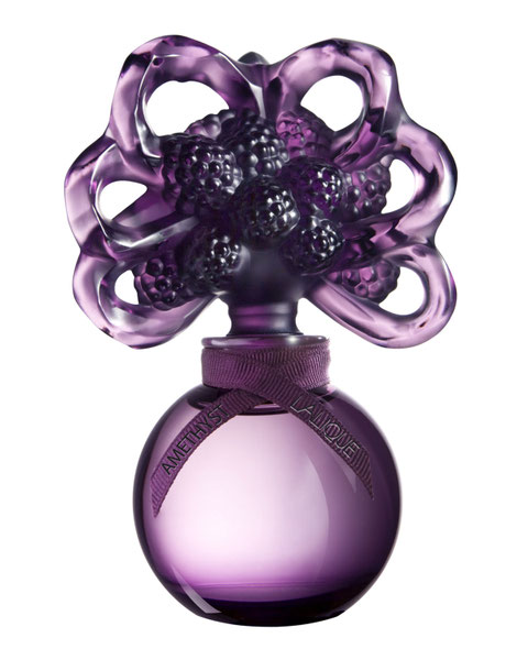 LALIQUE - AMETHYST  : EXTRAIT PARFUM, FLACON CRISTAL - PHOTO DE PRESSE