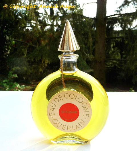 SHALIMAR - FLACON DIT "FLACON PNEU" - EAU DE COLOGNE 100 ML - BOUCHON POINTU DORE