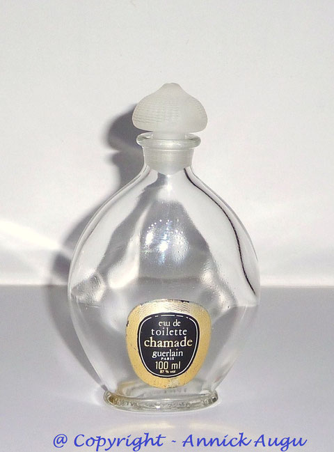 CHAMADE - FLACON GOUTTE EAU DE TOILETTE 100 ML - ETIQUETTE DIFFERENTE DE LA PRECEDENTE : CELLE-CI PORTE LA CONTENANCE DE 100 ML