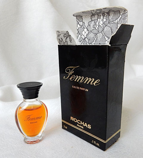 FEMME - PARFUM DE TOILETTE : AMPHORE LARGE BOUCHON PLASTIQUE NOIRE  - BOÎTE NOIRE
